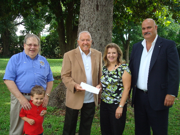 Caswell Center in Kinston receiving a foundation grant.